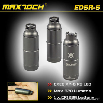 Maxtoch ED5R-5 XP-G R5 alumínio CR123 Mini LED Lanterna chaveiro